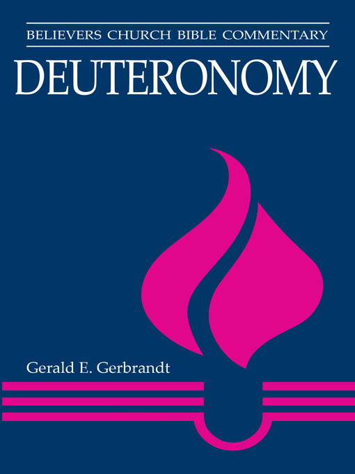 Title details for Deuteronomy by Gerald E. Gerbrandt - Wait list